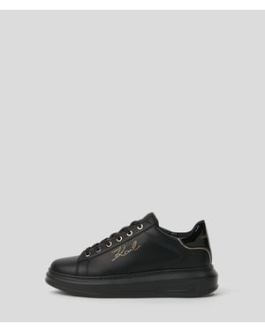 KARL LAGERFELD Kapri Rhinestone Sneakers - Black