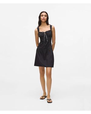 KL Jeans Tie Detail Mini Dress - Blue