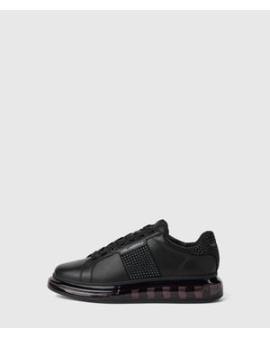 KARL LAGERFELD Kapri Kushion Rhinestone Sneakers - Black