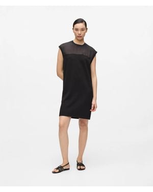 KARL LAGERFELD Signature T-Shirt Dress - Black