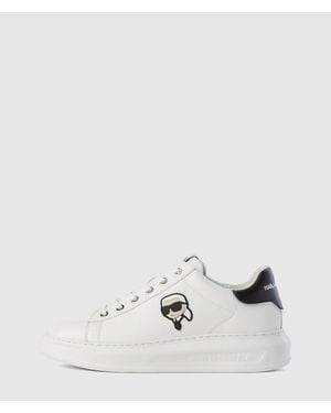 KARL LAGERFELD Kapri Nft Lo Lace Sneakers Leather - White