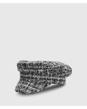 KARL LAGERFELD K/Essential Boucle Captain Cap, Multicolored - White