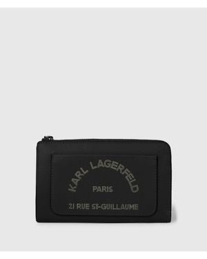 KARL LAGERFELD K/Daily Zip-Around Wallet - Black
