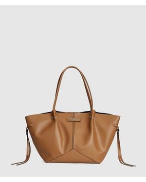 KARL LAGERFELD K/Pierced Medium Tote Bag - Brown