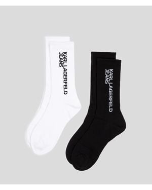 KL Jeans Logo Socks – 2-Pack - Black
