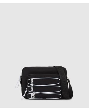 KL Jeans Utility Drawstring Camera Bag - Black