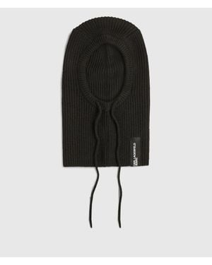 KL Jeans Knitted Hood - Black