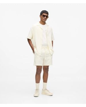 KARL LAGERFELD Textured Shorts - White
