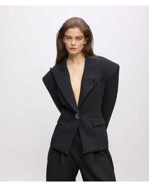 KARL LAGERFELD Kl Studio Voluminous Blazer - Blue