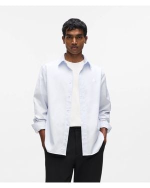 KARL LAGERFELD Kameo Classic Cotton Shirt - White