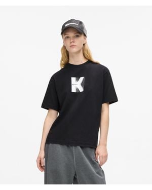 KL Jeans K Artwork T-Shirt - Black