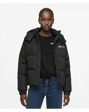 KL Jeans Logo Puffer Jacket - Black