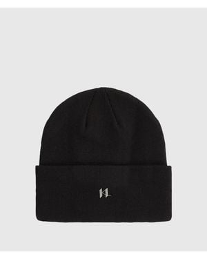 KARL LAGERFELD K/Monogram Knit Beanie - Black