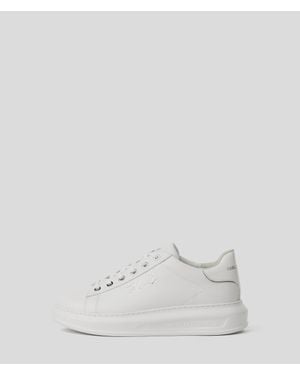 KARL LAGERFELD Kapri Rhinestone Sneakers - White
