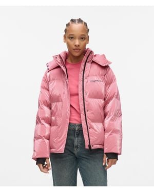 KL Jeans Pearlised Puffer Jacket - Red