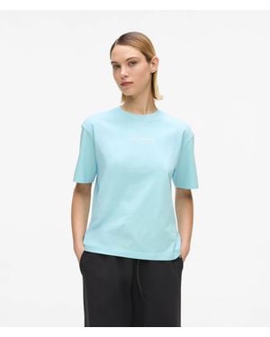 KL Jeans Outline Logo T-Shirt - Blue
