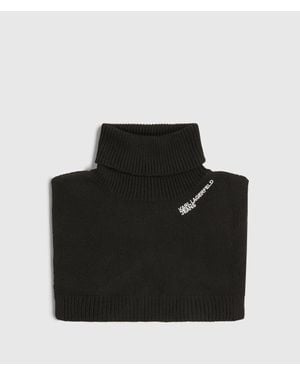 KL Jeans Logo Bib Scarf - Black