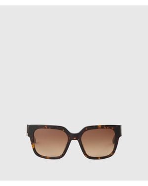 KARL LAGERFELD Monogram Square Sunglasses - Multicolor