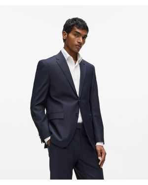 KARL LAGERFELD Slim-Fit Blazer - Blue
