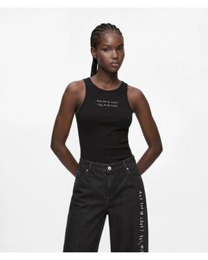 KL Jeans Klj X Pietro Terzini Tank Top - Black