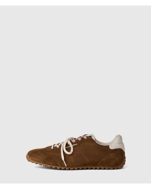 KARL LAGERFELD Astra Volly Suede Sneakers - Brown