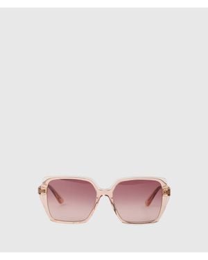 KARL LAGERFELD Autograph Square Sunglasses - Pink