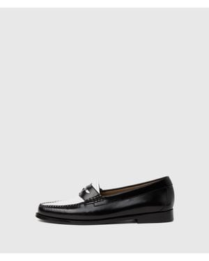 KARL LAGERFELD Kl X G.H.Bass Penny Loafers - Black