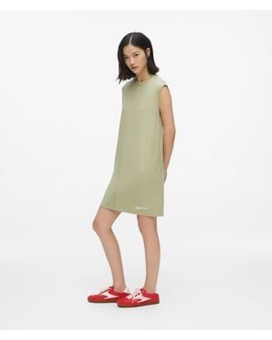 KL Jeans Raised Seam Tank Dress - Green