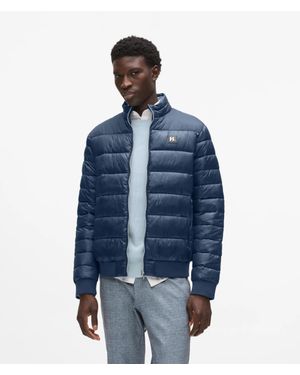 KARL LAGERFELD Lightweight Puffer Jacket - Blue
