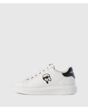 KARL LAGERFELD Kapri Nft Lo Lace Sneakers Leather - White