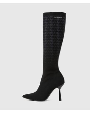 KARL LAGERFELD Pandara Knee-High Boots - Black
