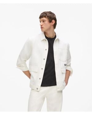 KL Jeans Utility Denim Jacket - White