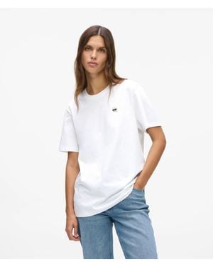 KARL LAGERFELD Ikon Klub T-Shirt - White