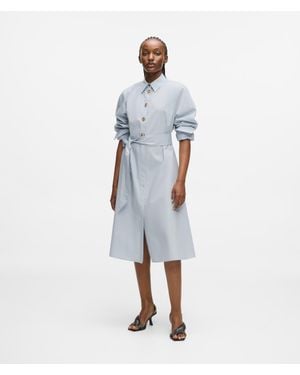 KARL LAGERFELD Karl Letters Shirt Dress - Blue