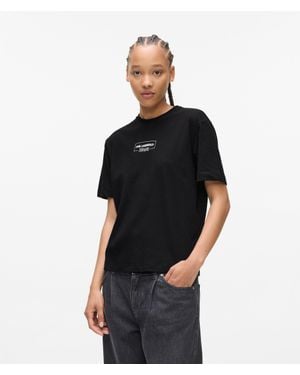 KL Jeans Outline Logo T-Shirt - Black