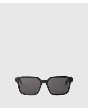 KARL LAGERFELD Logo Rectangle Sunglasses - Gray