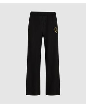 KARL LAGERFELD Crest Logo Beach Pants - Black
