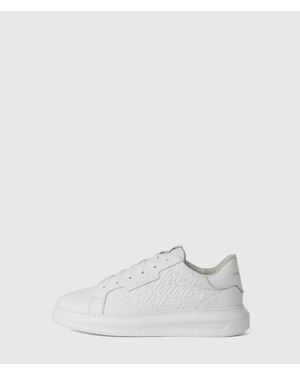 KARL LAGERFELD Monogram Kapri Sneakers - White
