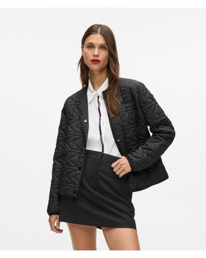 KARL LAGERFELD Lightweight Quilted Jacket - Black