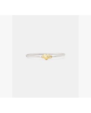 Kate Spade Heart And Spade Bangle - White
