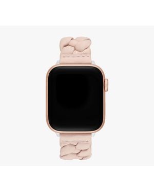 Kate Spade Braided Leather 38-49Mm Band For Apple Watch - Black