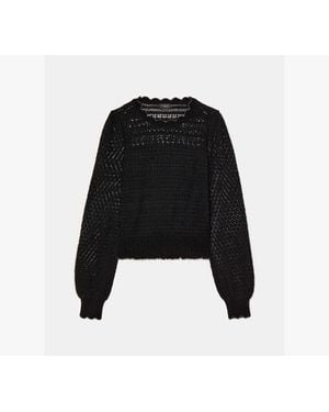 Kate Spade Pointelle Sweater - Black