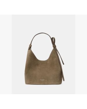 Kate Spade Loop Suede Carryall Bag - Natural