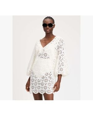 Kate Spade Eyelet Cover-Up Dress - White