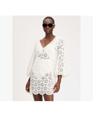 Kate Spade Eyelet Cover-Up Dress - White