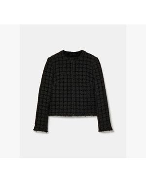 Kate Spade Plaza Tweed Jacket - Black