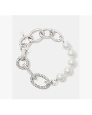 Kate Spade Pearl Theory Line Bracelet - White
