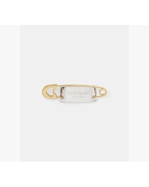 Kate Spade Bits And Baubles Sam Tag Brooch - White