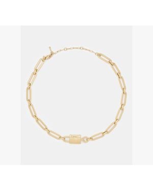 Kate Spade Lock Necklace - White