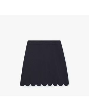 Kate Spade Scallop Skirt - Blue